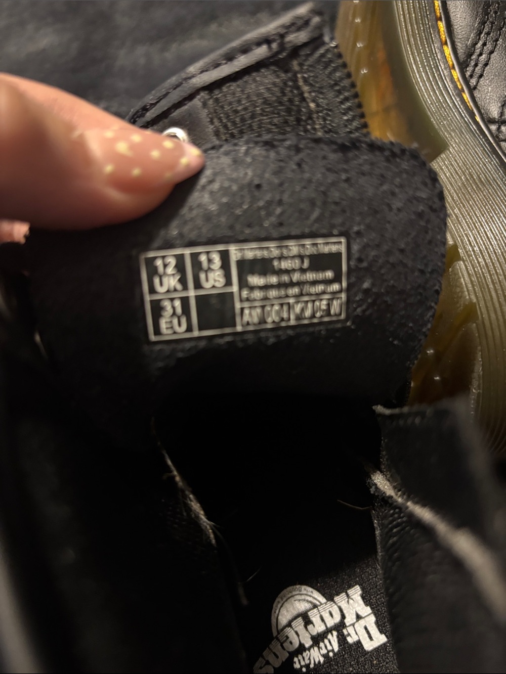 Dr. Martens 
combat boots girls size 13 - Picture 5 of 5